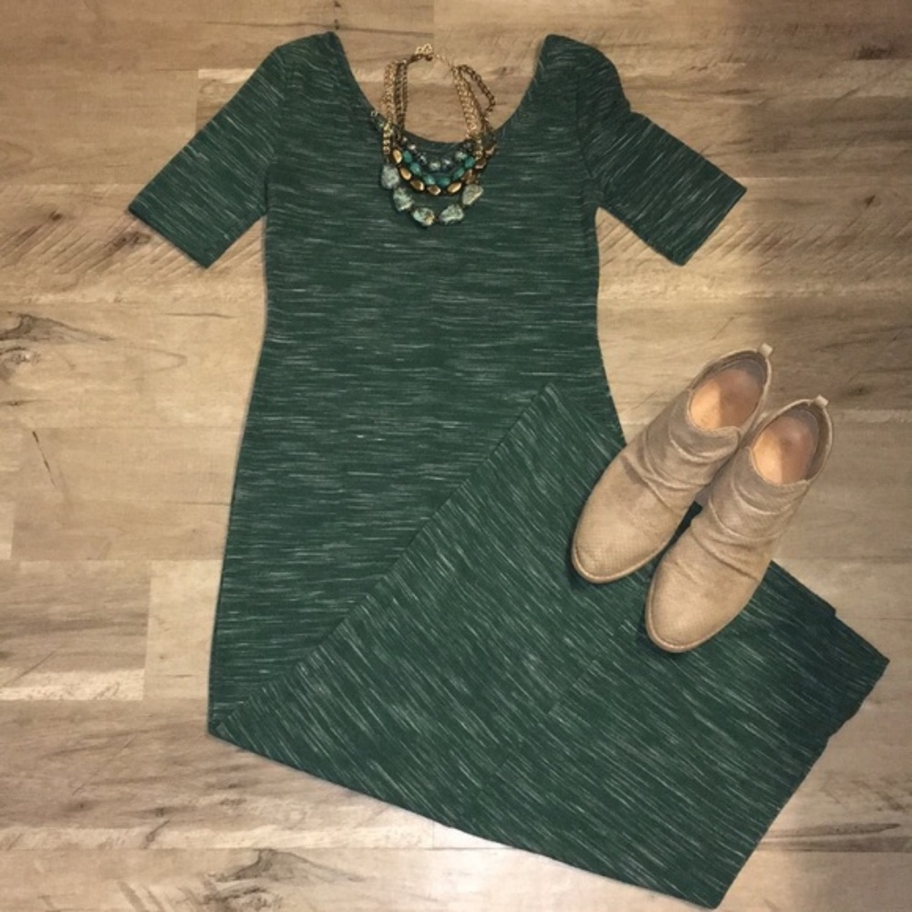 Short Sleeved Jersey Maxidress